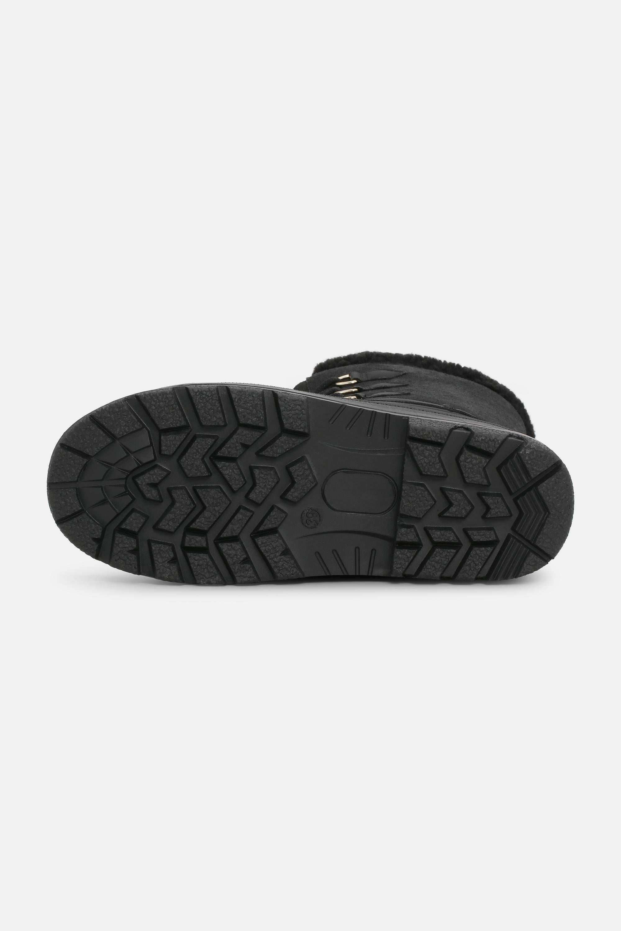 Warm Winter Boot - Black Black